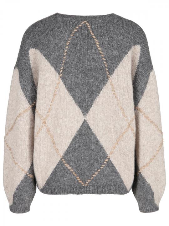 Luisa Cerano - Wollpullover mit Argyle-Muster