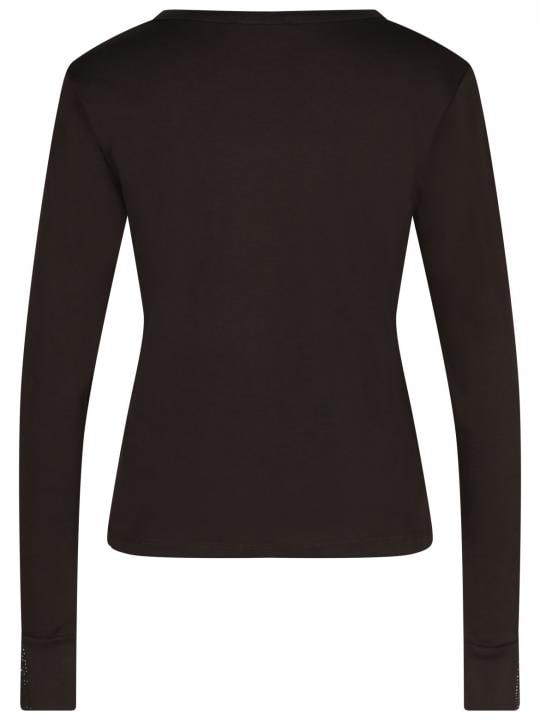 Monari - Langarmshirt mit Strassdetails