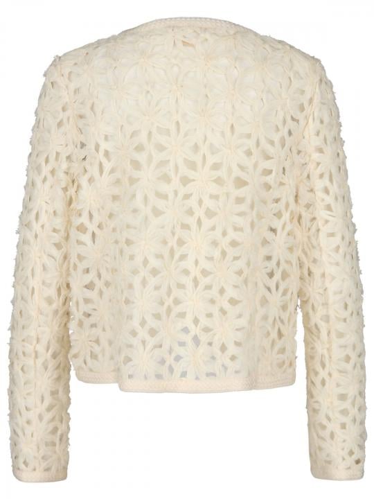 Rich & Royal - Meshjacke mit Applikationen