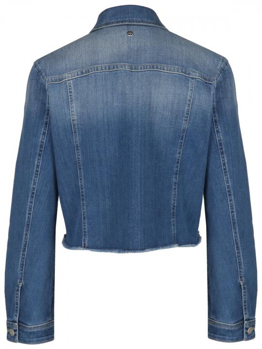 Marc Cain - Jeansjacke mit offenem Saum