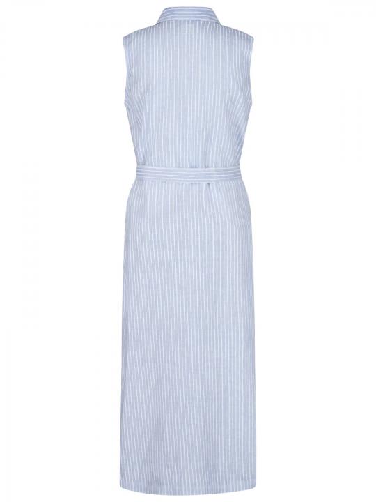 120% Lino - Hemdblusenkleid aus Leinen