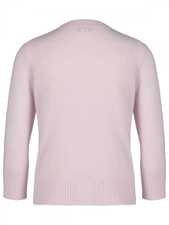 Rena Marx - Cardigan mit Blumenapplikation