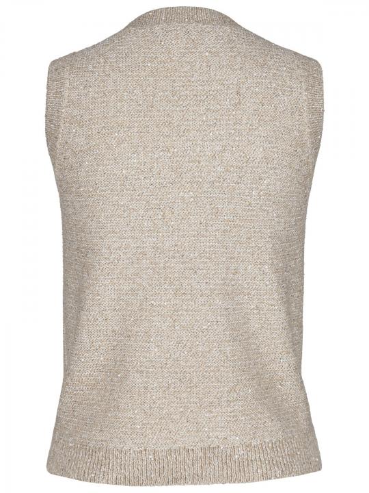 Rena Marx - Stricktop mit Mini-Pailletten