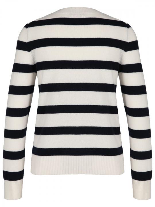 Chelsea Rose - Kaschmirpullover mit Ringelmuster