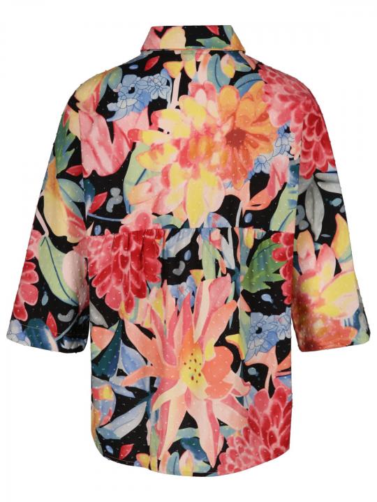 Rena Marx - Hemdbluse mit Blumenprint