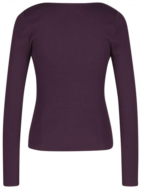 Rich & Royal - Longsleeve aus Feinripp-Jersey