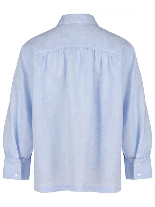 Rossana Diva - Leinenbluse mit weitem Arm