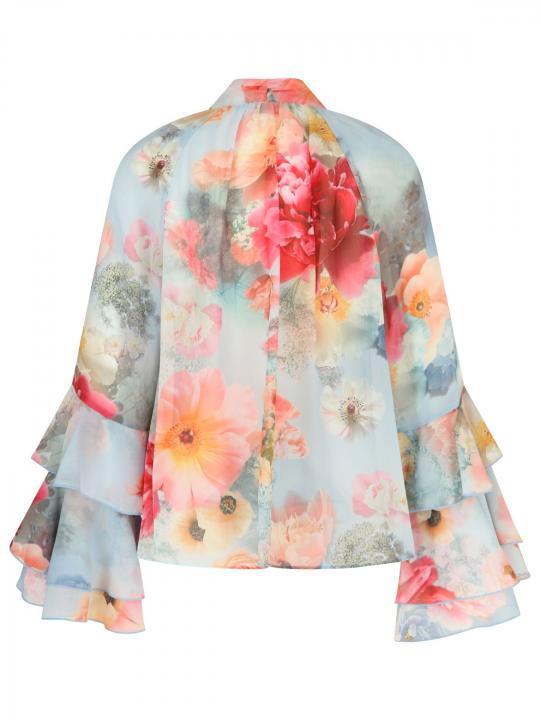 V by Vera Mont  - Schluppenbluse mit Print