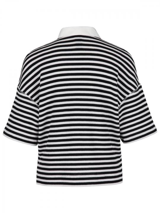 Marc Cain Sport - Strick-Polo mit Streifen