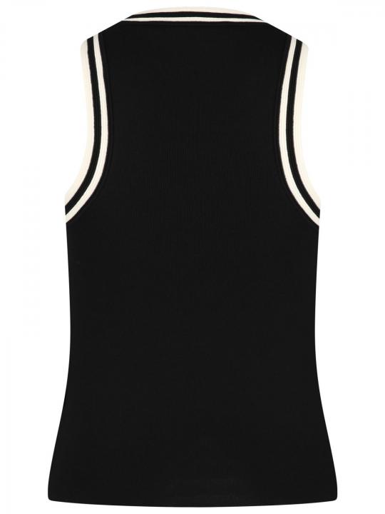 Icona - Stricktop mit Kontrastkanten