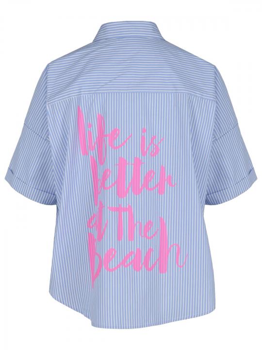 Hearts&More - Bluse mit Rückenprint
