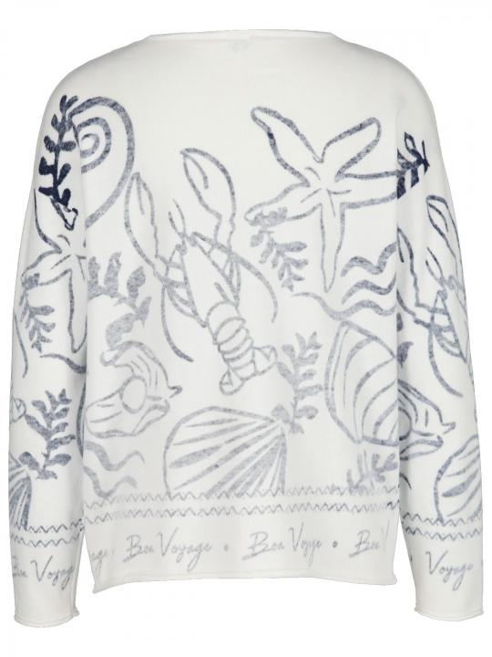 Chelsea Rose - Pullover mit Inside-out-Print
