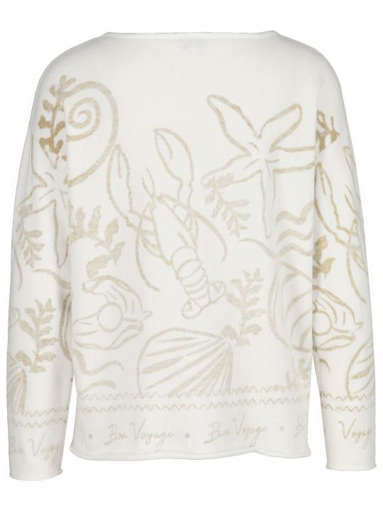 Chelsea Rose - Pullover mit Inside-out-Print