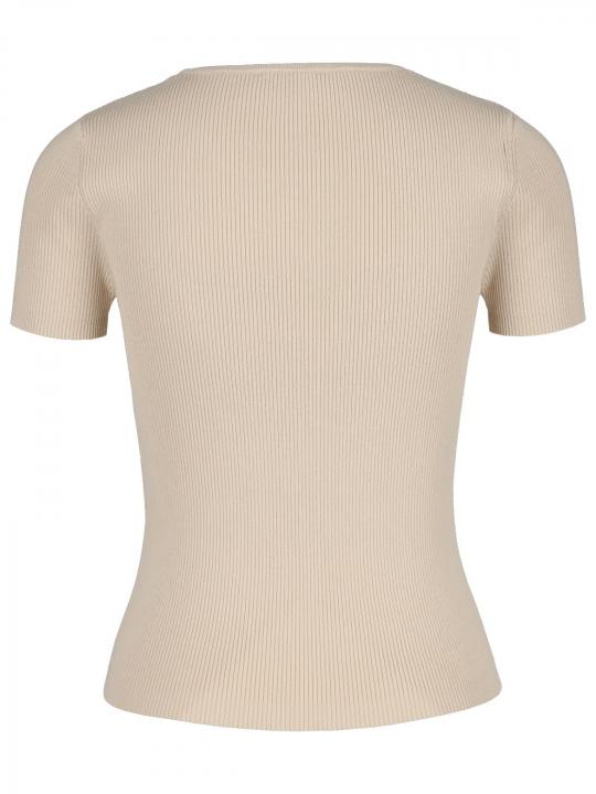 Hearts&More - T-Shirt aus Rippstrick