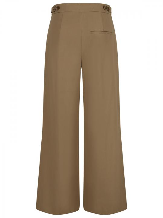 Luisa Cerano - Wide Leg Hose aus Baumwoll-Mix