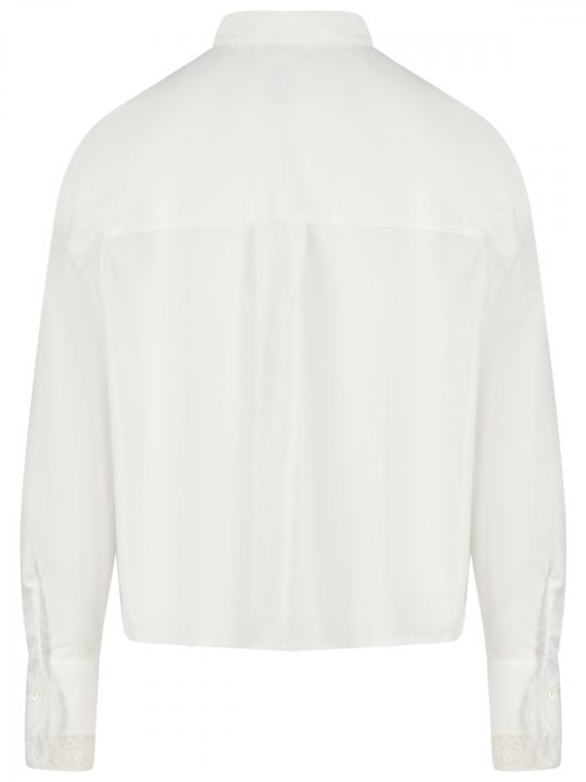 Tonno & Panna - Hemdbluse mit Spitzendetail