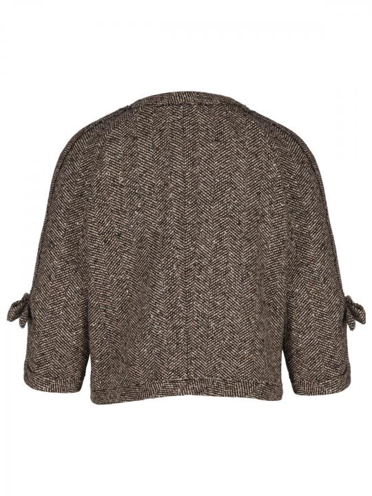 Luisa Cerano - Wolljacke mit Mini-Pailletten