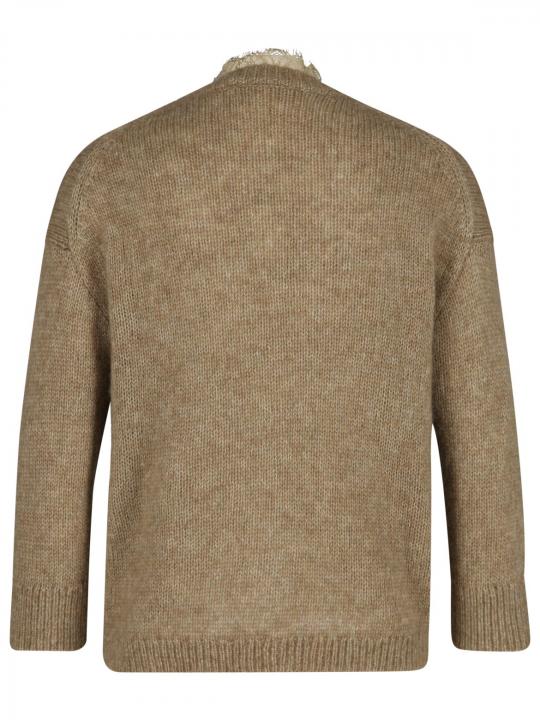 Luisa Cerano - Cardigan mit Spitzenbesatz