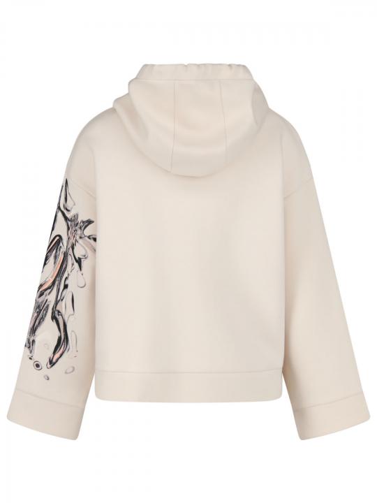 Marc Cain Sport - Hoodie mit Print und Pailletten