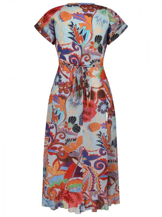 Angela Davis - Wickelkleid mit Print