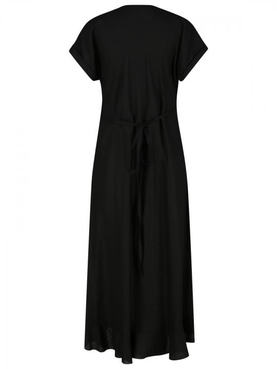 Angela Davis - Wickelkleid aus Leinen-Mix