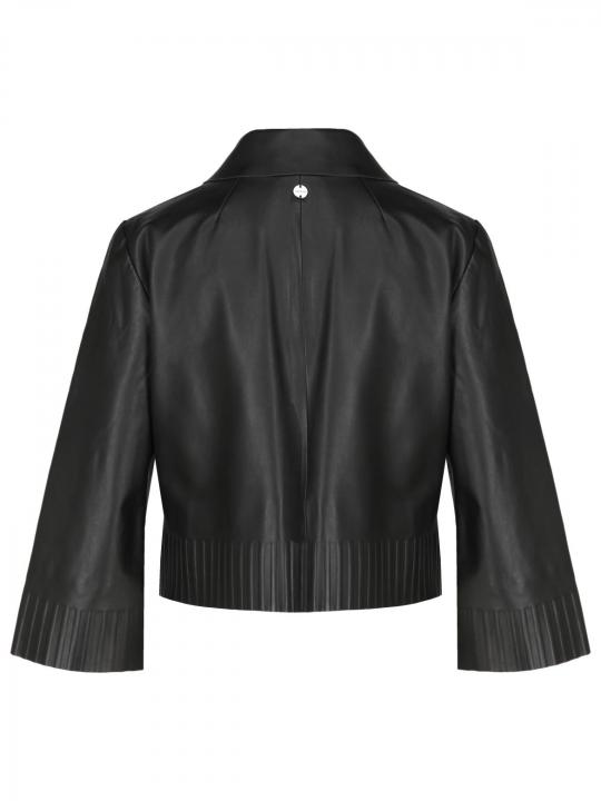 Marc Cain - Lederjacke mit Umlegekragen