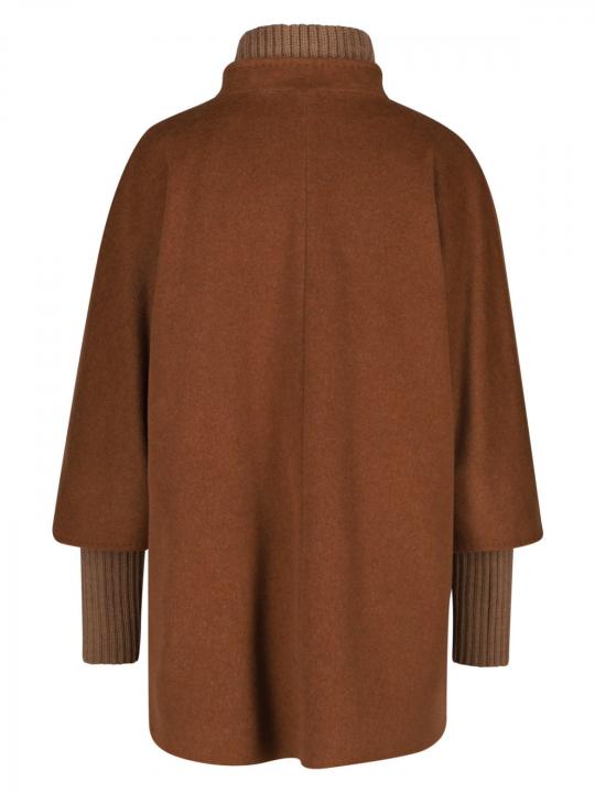 Cinzia Rocca - Wolljacke mit Strickbündchen