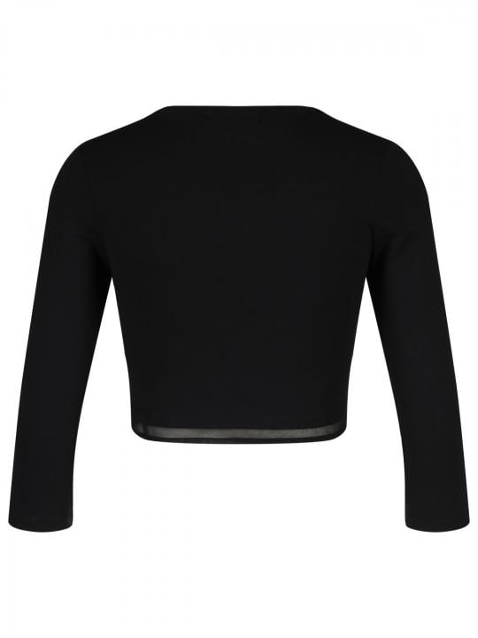 VM - Bolero mit Chiffon-Kanten