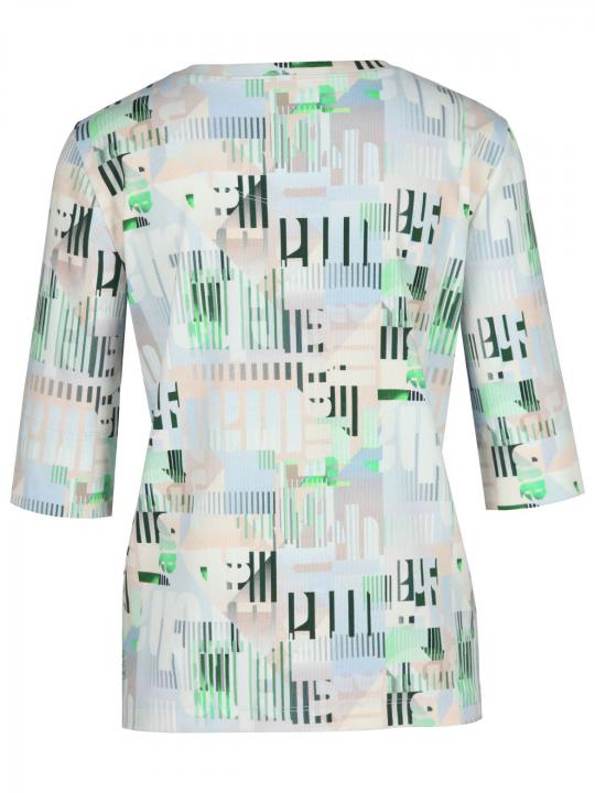 Marc Cain Sport - Feinrippshirt mit Print
