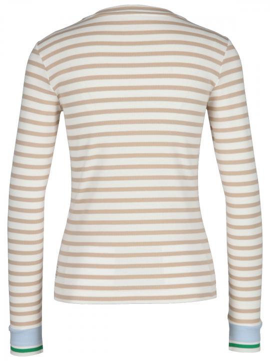 Marc Cain Sport - Langarmshirt aus Feinripp-Jersey