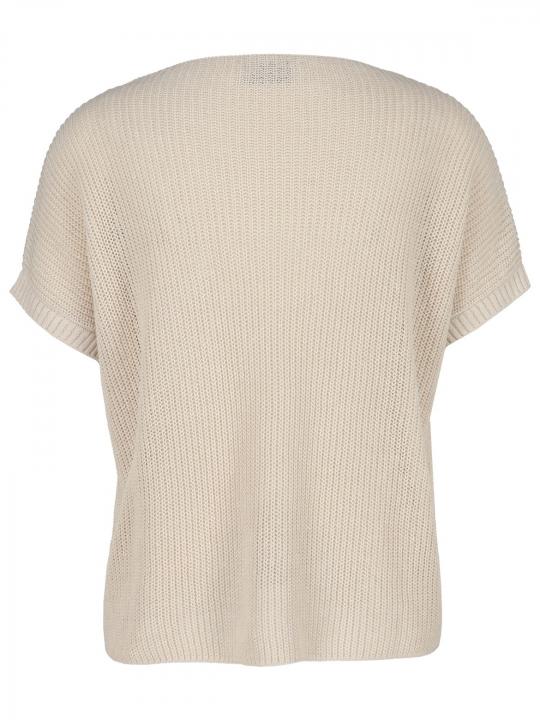 Bruno Manetti - Strickshirt mit Leinen