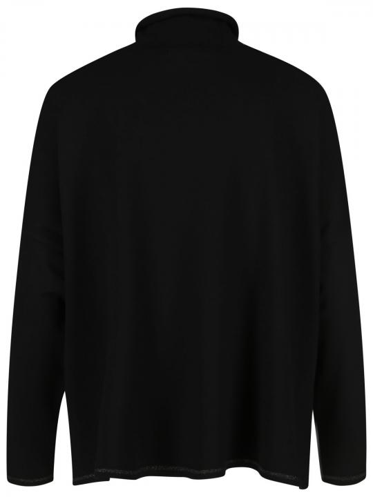 Marc Cain - Pullover mit Glanzgarn-Details
