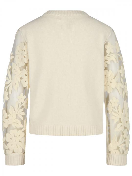 Rich & Royal - Strickjacke mit Mesh-Front