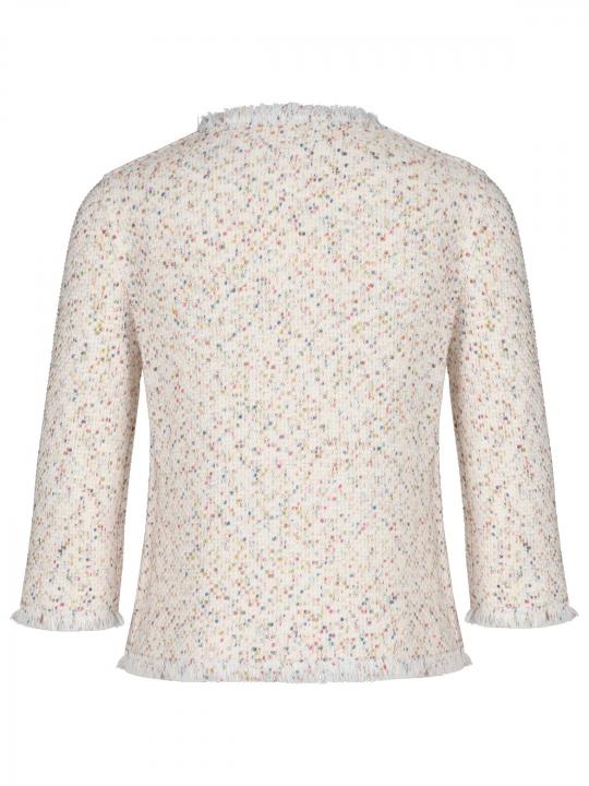 Bruno Manetti - Kastenjacke mit ausgefransten Kanten