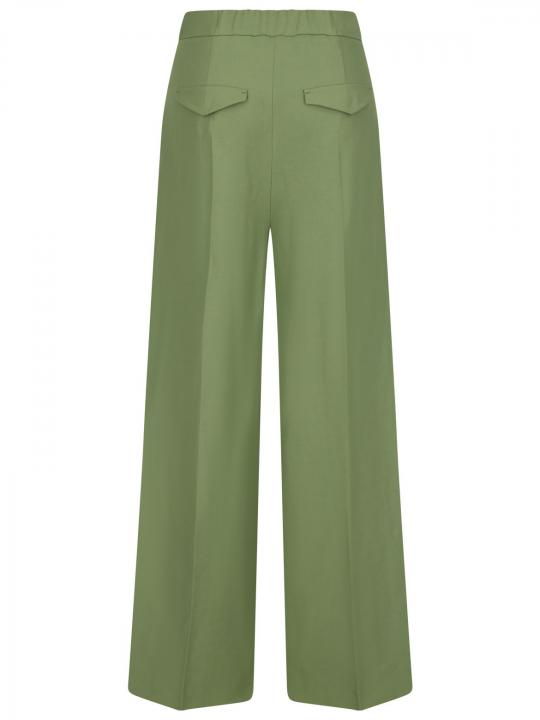 Luisa Cerano - Wide Leg Hose aus Leinen-Mix