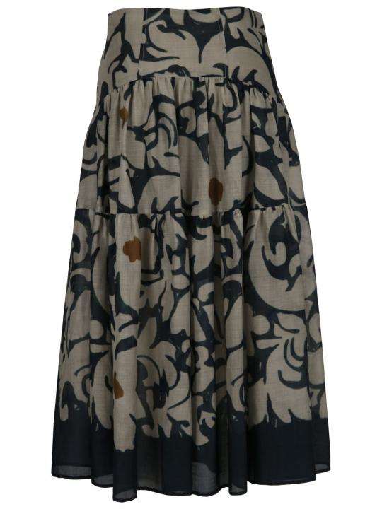Luisa Cerano - Stufenrock mit Print