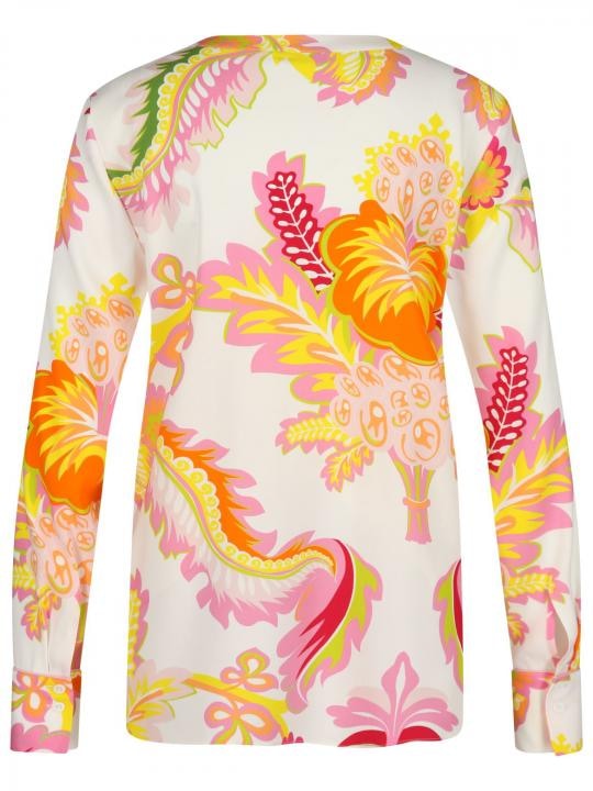 Rena Marx - Seidenbluse mit floralem Druck