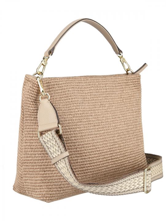 Abro - Handtasche HOBO KAIA RAFFIA
