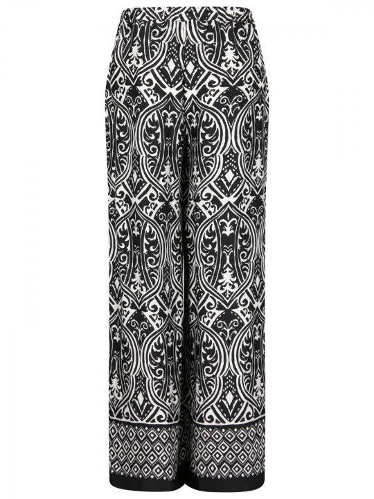 Monari - Wide Leg Hose mit Print