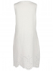 Rena Marx - Leinenkleid mit Broderie Anglaise