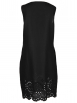 Rena Marx - Leinenkleid mit Broderie Anglaise
