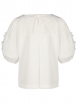 Rena Marx - Bluse mit Blumen-Applikation