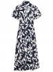 Rena Marx - Hemdblusenkleid mit Print