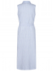 120% Lino - Hemdblusenkleid aus Leinen