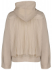 European Culture - Sweatjacke mit Materialmix