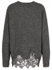 Icona - Pullover mit Spitzendetail