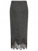 Icona - Strickrock mit Spitzendetail