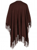 Luisa Cerano - Strickcape mit Fransen