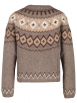Princess - Pullover mit Norweger-Muster