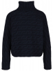 Oui - Strickpullover mit Zopfmuster